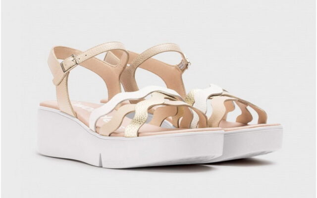 Sandalias ANDY Crema B-7943 - Imagen 2
