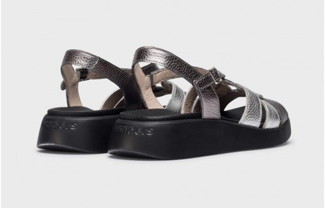 Sandalias PATERNA Plomo C-6530 - Imagen 2