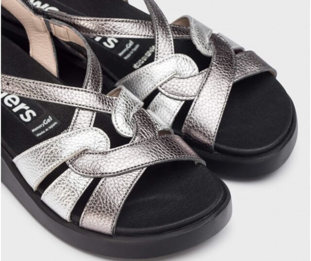 Sandalias PATERNA Plomo C-6530 - Imagen 3