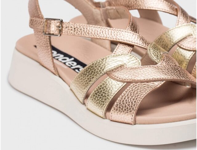 Sandalias PATERNA Oro C-6530 - Imagen 3